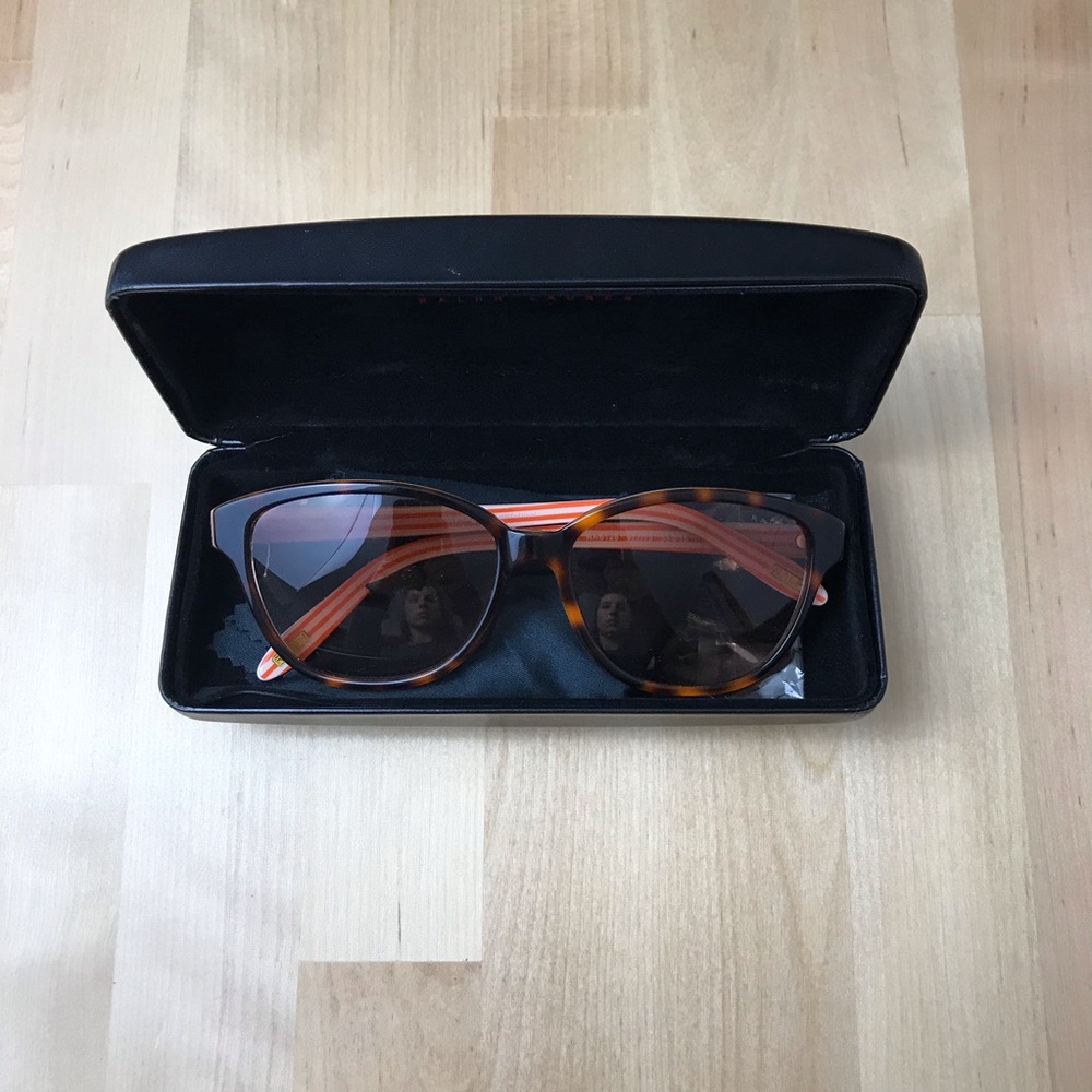 Ralph Lauren Sunglasses-cute orange stripes!
